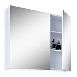 Teta Home Tokyo 80CM Mdf Banyo Üst Aynalı Dolap