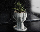 MERMER DESENLİ HAND OF TREE VAZO