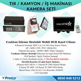 Tır Kamyon İş Makinası için Uzaktan İzlemeli 4 Kameralı 1 TB Harddisk Kamera Seti