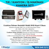 Tır Kamyon İş Makinesi İçin Uzaktan İzlemeli 4 Kameralı 320 Gb Harddisk Kamera Seti