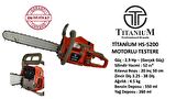 Titanium HS5200 Motorlu Testere - Ağaç Motoru - Hızar 2.8 HP