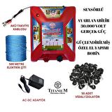 Titanium Night Shock 30K Elektirikli Çit Sistemi Set-1 30000 Volt