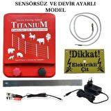 Tıtanium Shock 30KD Elektrikli Çit Sistemi Domuz Kovucu 30000 Volt