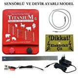 Tıtanium Shock 30KDS Elektrikli Çit Sistemi Domuz Kovucu 30000 Volt
