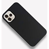 Apple iPhone 12 Pro Max Silikon Lansman Kılıf Siyah