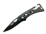 A1103b Siyah Kamp Çakı 15 Cm - Kancalı Metal Saplı