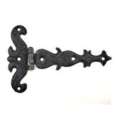 Antika Tarz Dekoratif Pirinç Kuyruklu Kelebek Menteşe - 94x147 Mm, Oksit