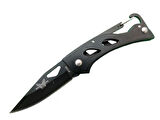 A1103b Siyah Kamp Çakı 15 Cm - Kancalı Metal Saplı