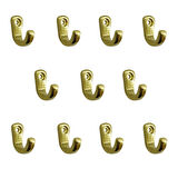 Tekli Anahtar, Bijuteri, Vitrin, Dekor Askısı - Sarı, 10x18x22 Mm