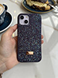 iPhone (15) uyumlu Lüks Taşlı Kılıf
