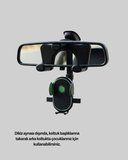 Ayarlanabilir Kıskaçlı Dikiz Aynası Telefon Tutucu Tüm Telefonlarla Uyumlu