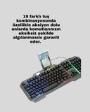 Mekanik Seti – LED Işıklandırma ve Ergonomik Mouse