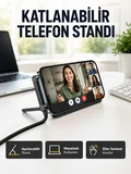 240W Type-C to Type-C Telefon Stand Özellikli Şarj Kablosu
