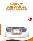 Uzun Menzilli Sensörlü LED Kafa Lambası Kamp ve Yürüyüş
