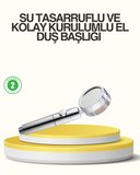 Su Basıncını Artıran Sızdırmaz Duş Başlığı