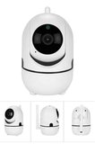 Baby Kamera Kablosuz 720P Beyaz 360 Derece Wifi Kamera Full HD 1080p