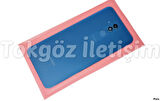 Tkgz Huawei Uyumlu MATE 20 Lite Arka Pil Kapağı (CAM KAMERA LENSİ) MAVİ