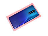 Xiaomi Redmi NOTE 8 PRO Arka Kapak Batarya Kapağı (Cam Kamera Camı) Mavi