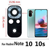 Xiaomi Redmi NOTE 10S NOTE 10 4G Arka Kamera Camı Lens Yapışkanlı