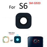 Samsung Galaxy S6 Arka Kamera Camı Lens Yapışkanlı