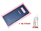 Tkgz Samsung Galaxy NOTE 8 Arka Pil Batarya Kapağı (CAM+B-7000) LACİVERT