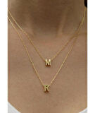 925 Ayar Gümüş Kişiye Özel Üç Boyutlu Harf Kolye Model 4