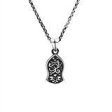 Nalı Şerif 925 Ayar Gümüş Kadın Kolye