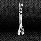İngiliz Tamir Anahtarı Tasarımlı 925 Ayar Gümüş Kolye Ucu