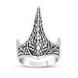 925 Ayar Gümüş Özel Tasarım Okçu Zihgir Yüzüğü