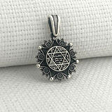 925 Ayar Gümüş Mührü Süleyman Kolye Ucu