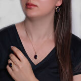 Nostalji 14 Ayar Ametist Taşlı Takım (TKM0051)