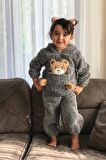 Welsoft Peluş Unisex Kışlık Bebek Takımları Çocuk Giyim Bebek Kıyafeti Çocuk Kostümü welsoft takım