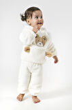 Welsoft Peluş Unisex Kışlık Bebek Takımları Çocuk Giyim Bebek Kıyafeti Çocuk Kostümü welsoft takım