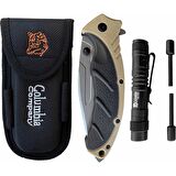 Columbia Tactical Set FST-3070B Kum Çakı+Fener