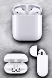 Yeni Nesil Pro Bluetooth Kulaklık Uzun Pil Ömrü Beyaz