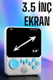 El Atarisi 3.5 inç Ekran Çift Konsol 666 Adet Retro Oyun Gamepad