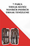 Manikür Pedikür Seti 7 Parça Tırnak Mantarı Tırnak Batığı Temizleme Taşınabilir