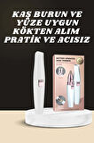 Kulak Burun ve Yüz Epilasyon Aleti ve Yüz Masaj Aleti İkili Cilt Bakım Seti