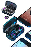 Yeni Nesil Bluetooth Kulaklık Uzun Pil Ömrü El Fenerli Dijital Şarj Göstergeli