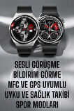 Akıllı Saat GPS VE NFC Özelliği Sesli Görüşme Dokunmstik Ekran
