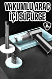 Araç İçi Süpürge Vakumlu,Şarjlı Süpürge,Filtreli