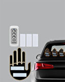 Aracınız İçin Eğlenceli ve Güvenli İletişim: LED Jest Lambası, Uzaktan Kumandalı, Kolay Montaj