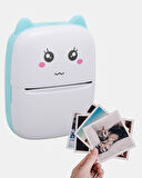 Mini Bluetooth Termal Yazıcı 1200mAh Şarjlı Taşınabilir