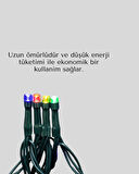 2x2 Metre Pil ile Çalışan Perde LED Işık – 8 Modlu Dekoratif