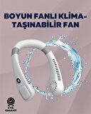 Kişisel Klima Fanı | 360° Dairesel Hava Akışı, Bladeless Tasarım, 5 Rüzgar Hızı, Taşınabilir ve Sessiz