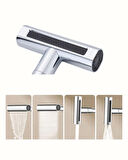 Krom Kaplamalı Çok Fonksiyonlu Musluk Başlığı | Paslanmaz Malzeme