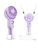 Dönen Su Sisli El Fanı – 4 Kademeli Rüzgar, Şeffaf Su Haznesi, Sessiz Çalışma