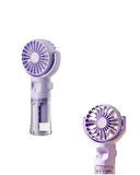 Şarjlı Buğu Fanı – Nemlendirici Sis Fonksiyonlu, Tip-C Girişli, Taşınabilir Masa Fanı