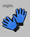 Yumuşak Silikonlu Kedi ve Köpek Tüy Toplama Eldiveni – Masaj Etkili Tüy Dökülme Önleyici