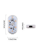 Kolay Montajlı, Çok Renkli USB Şarjlı Kablosuz Araç İçi Işık Seti